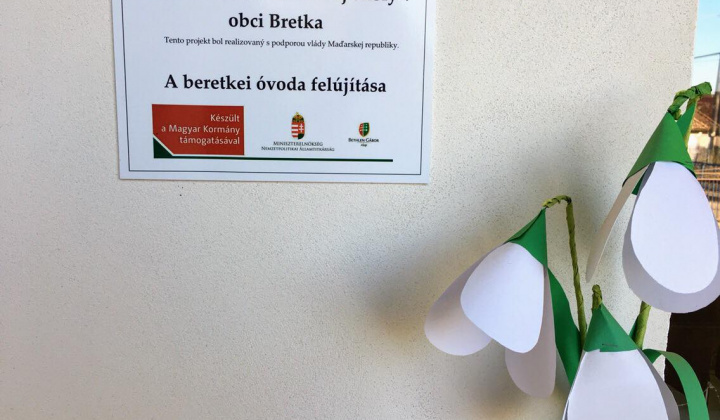 10. fotografia fotogalérie Projekty / Rekonštukcia Materskej školy v obci Bretka - foto