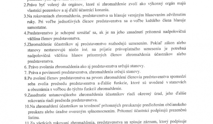 3. fotografia fotogalérie Verejná vyhláška - pozemkové úpravy - foto